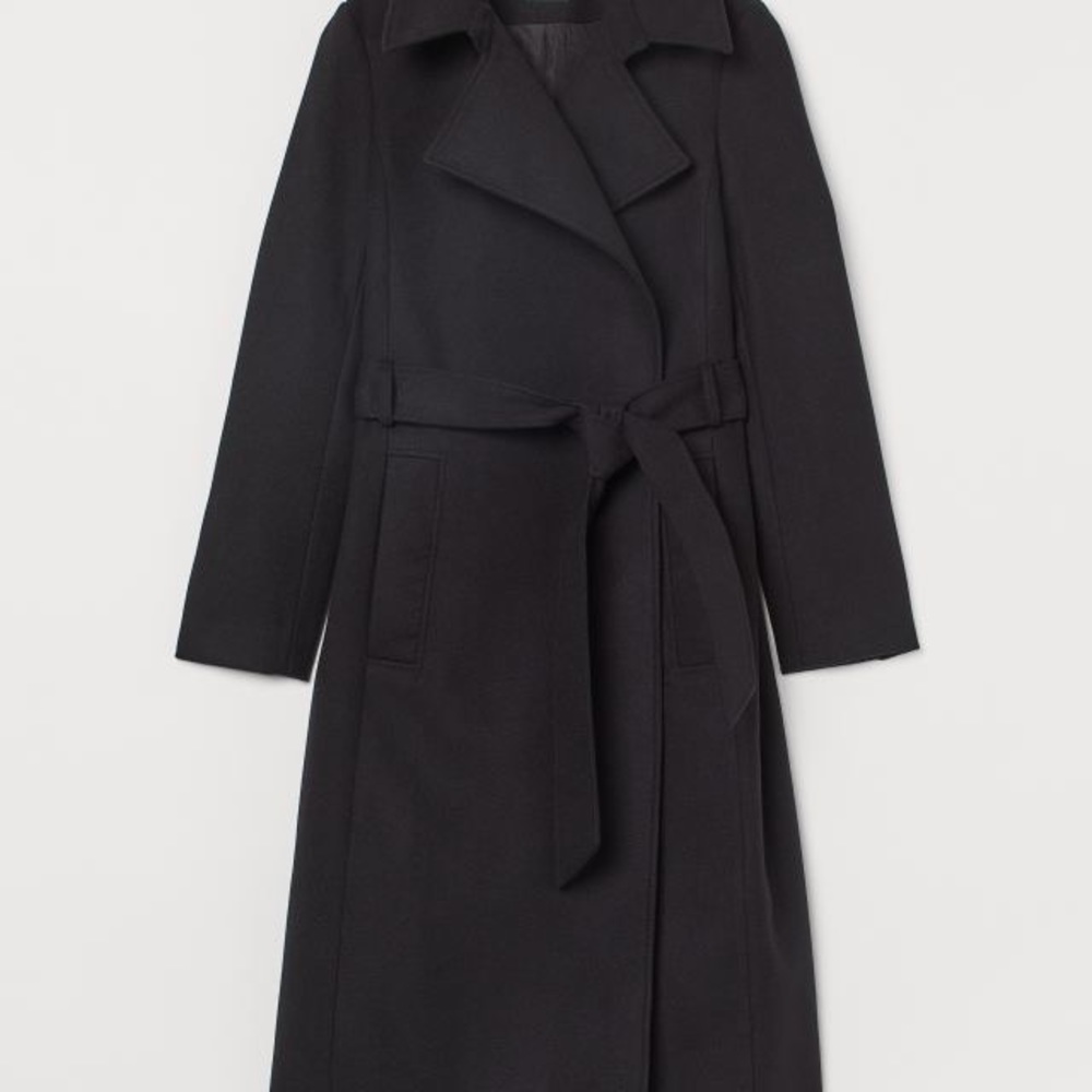 H&M Tie Belt Coat